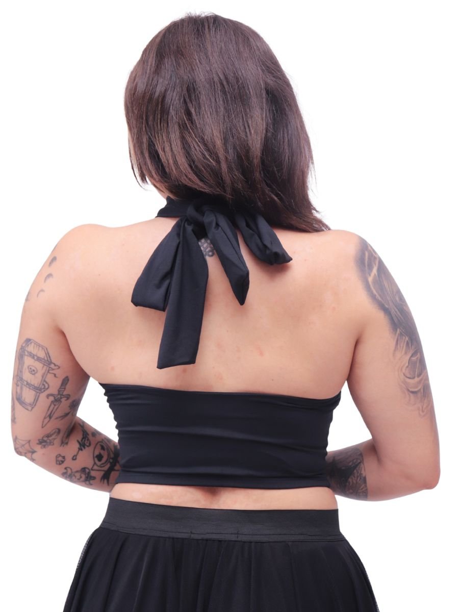 Blusa Cropped Pin Up Dark Mellody