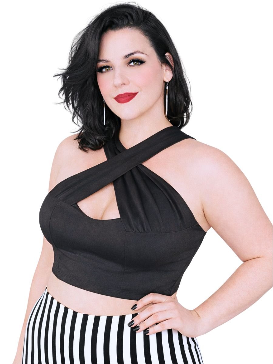 Blusa Cropped Pin Up Dark Mellody - 3 formas de usar