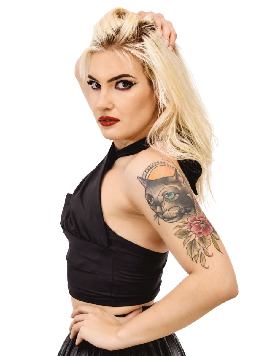 Blusa Cropped Pin Up Dark Mellody - 3 formas de usar
