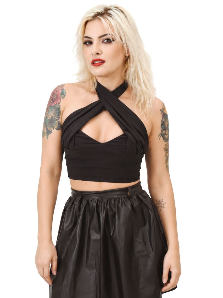 Blusa Cropped Pin Up Dark Mellody - 3 formas de usar