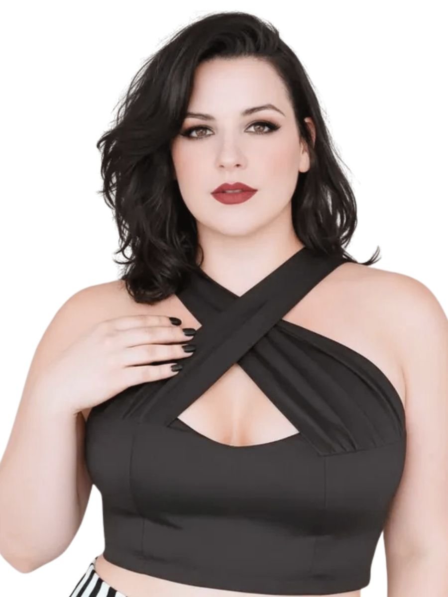 Blusa Cropped Pin Up Dark Mellody - 3 formas de usar