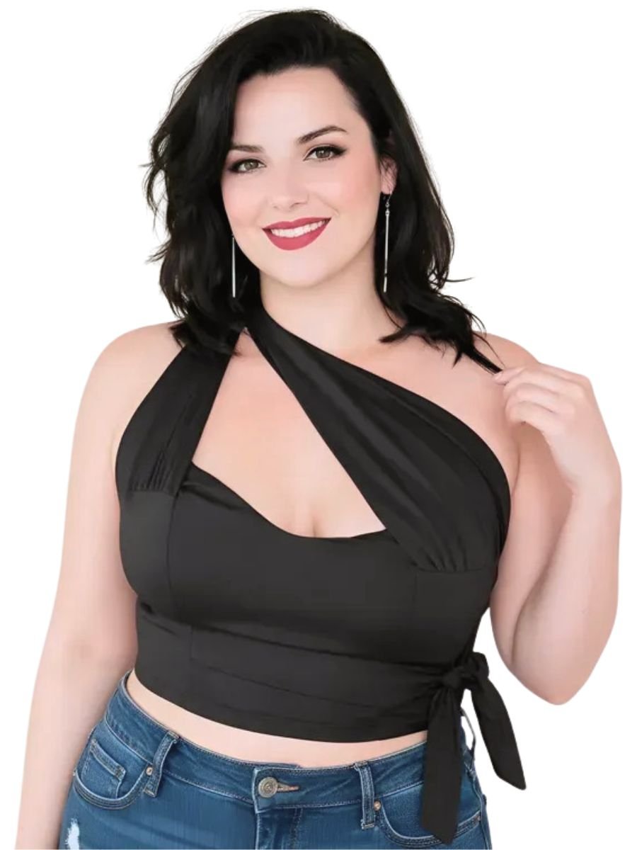 Blusa Cropped Pin Up Dark Mellody - 3 formas de usar