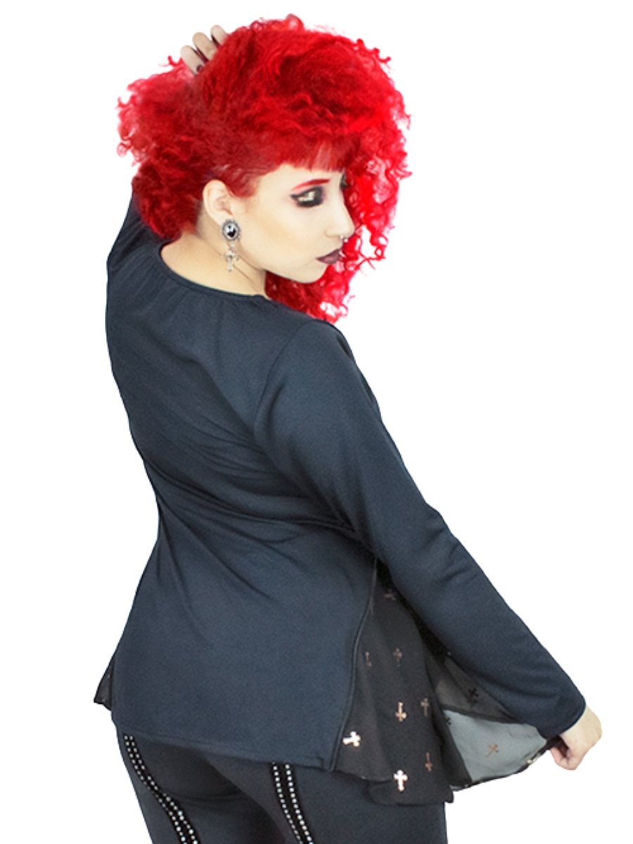 Blusa Puppet Dark Cross