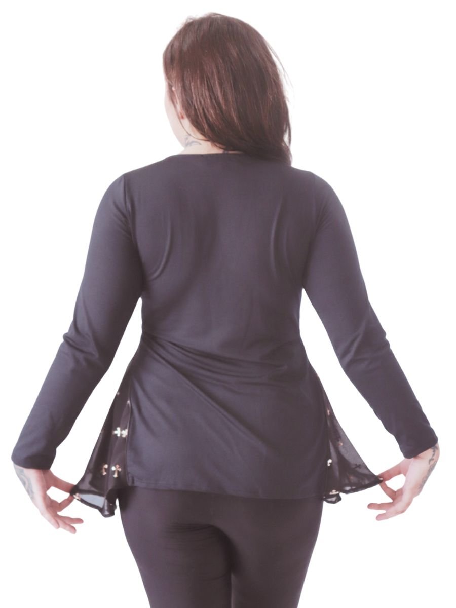 Blusa Puppet Dark Cross