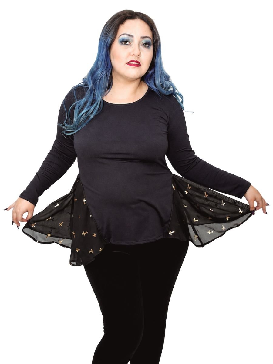 Blusa Puppet Dark Cross