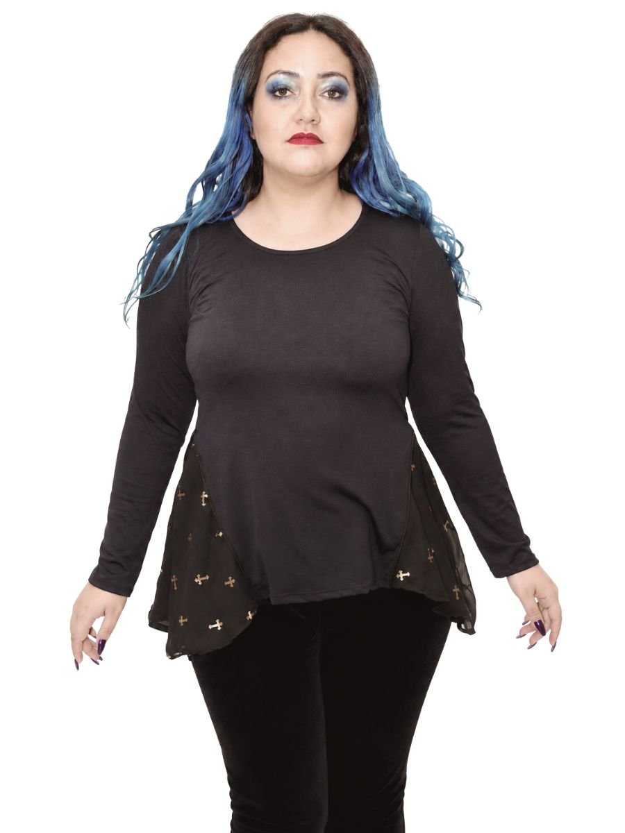 Blusa Puppet Dark Cross