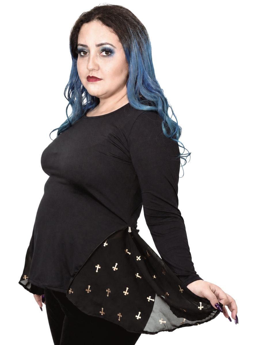 Blusa Puppet Dark Cross