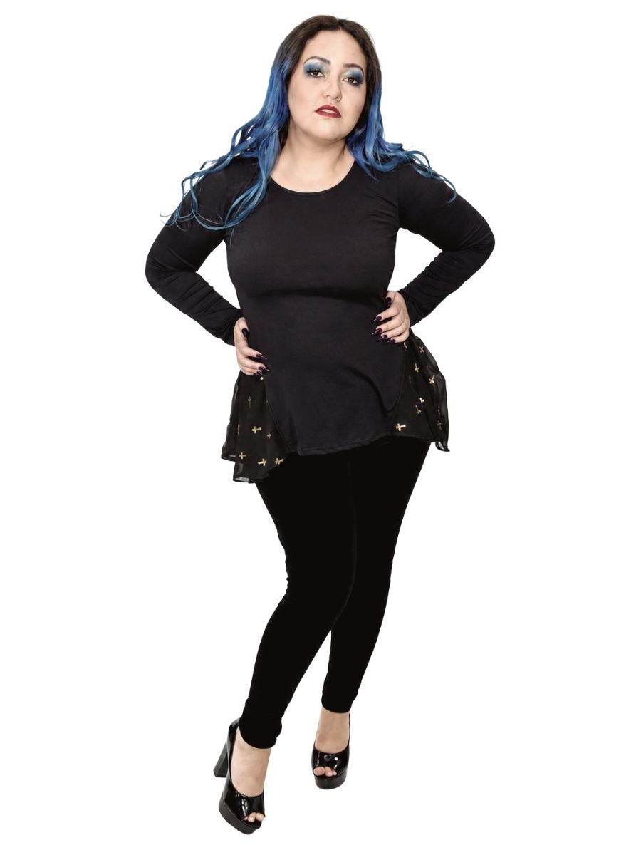 Blusa Puppet Dark Cross