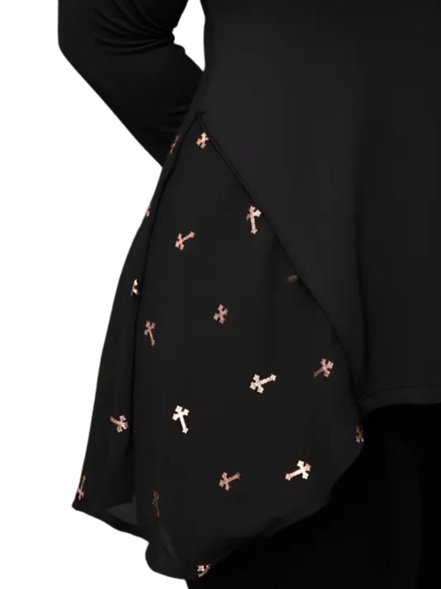 Blusa Puppet Dark Cross