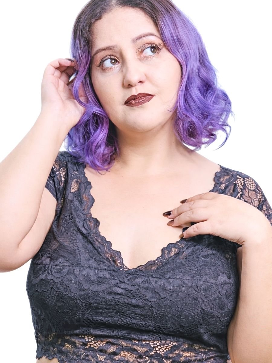 Blusa Rendada Bad Romance