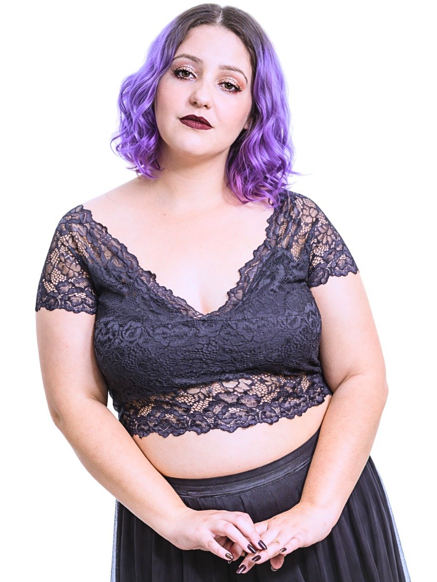 Blusa Rendada Bad Romance