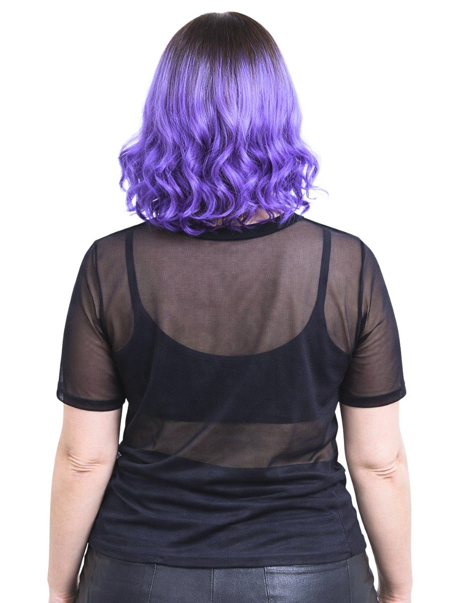 Blusa Tule Transparente Lisa Moon