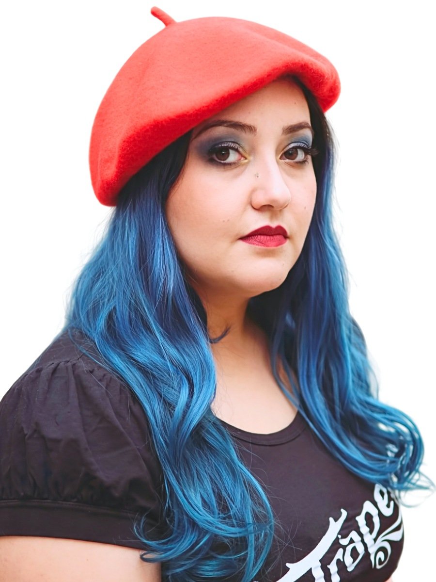 Boina Francesa Feminina de Beret Vintage