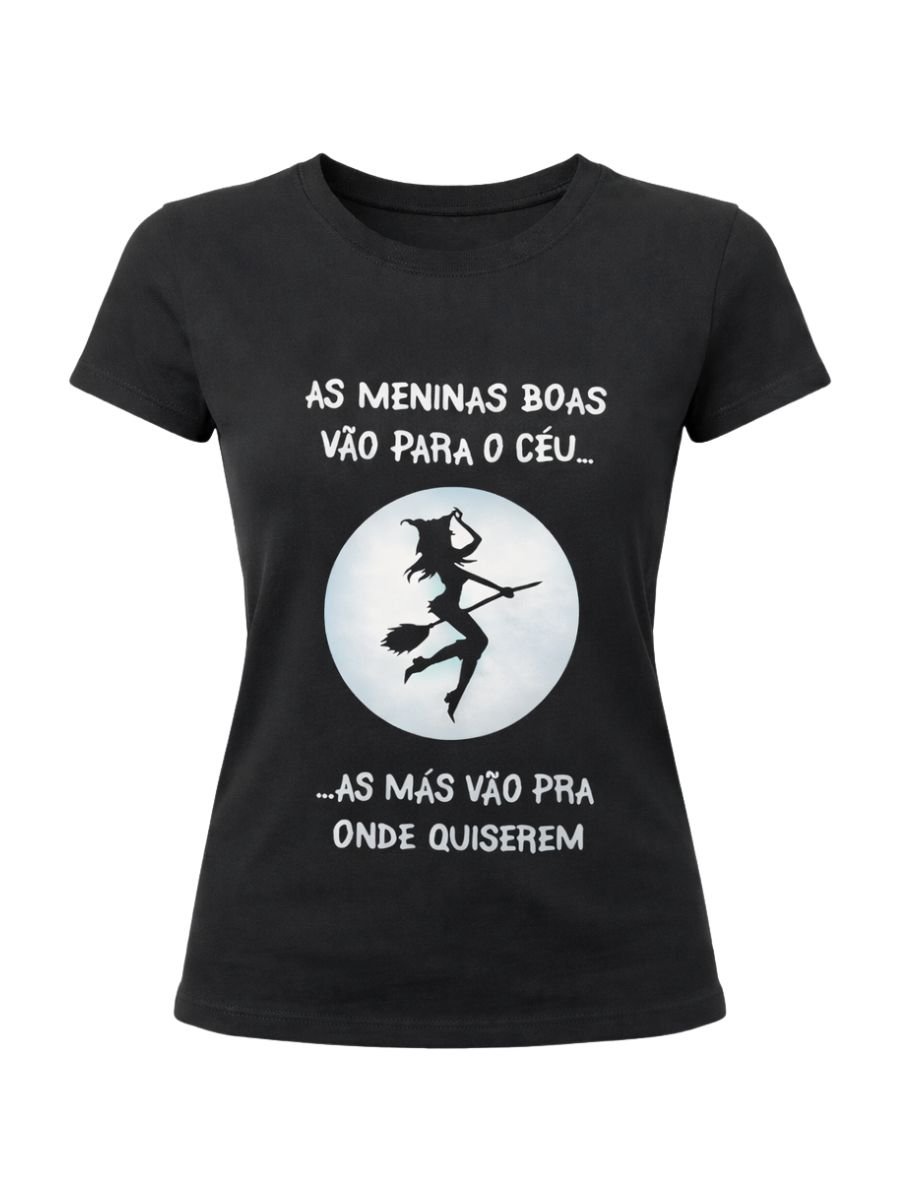 Camiseta Estampa Bruxa – Frase Divertida