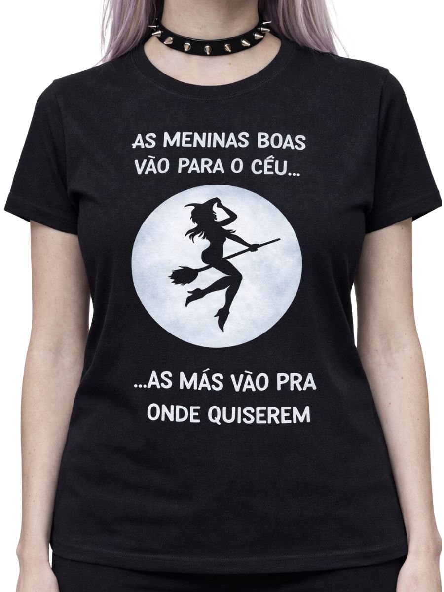 Camiseta Estampa Bruxa – Frase Divertida