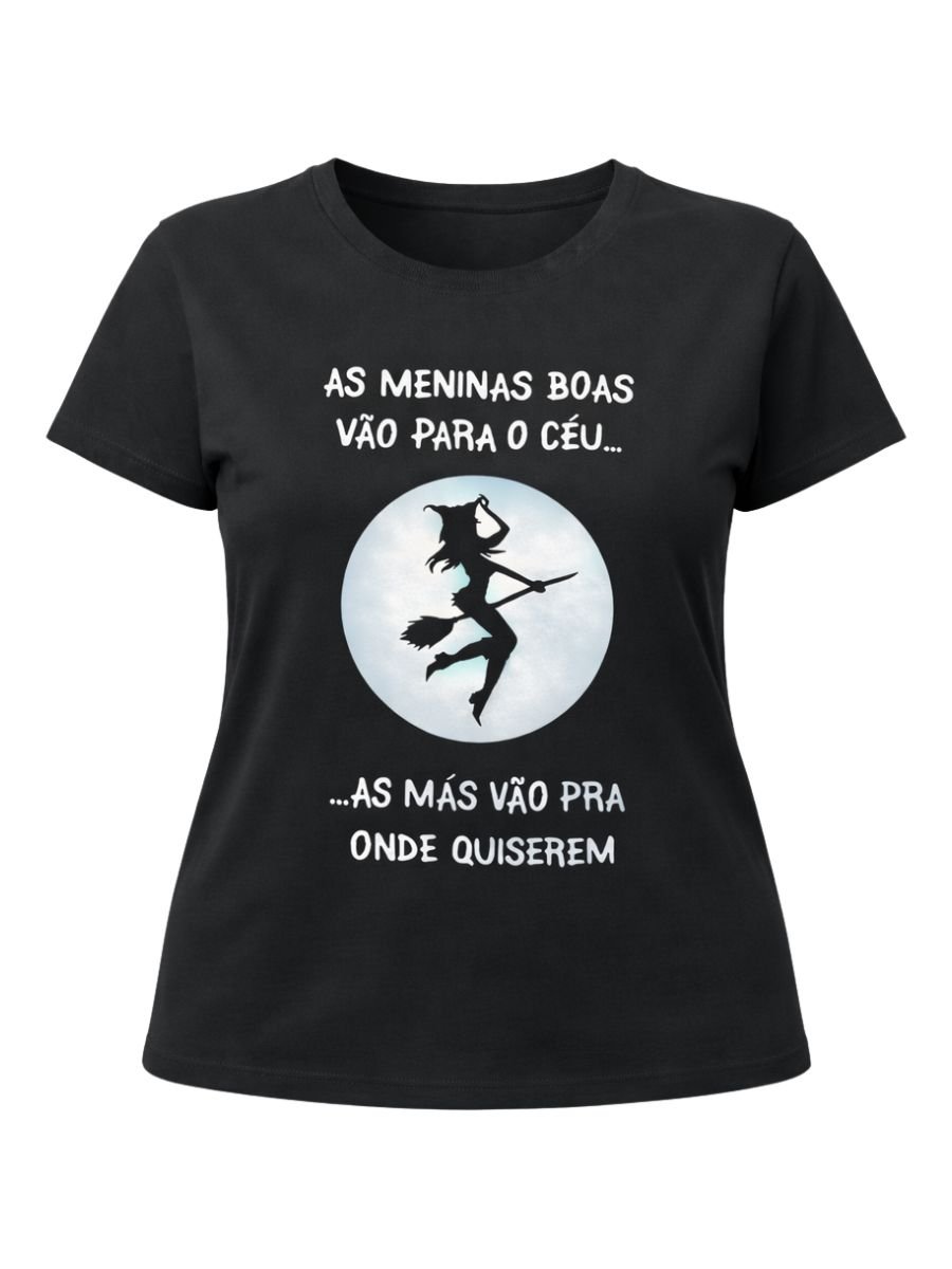 Camiseta Estampa Bruxa – Frase Divertida
