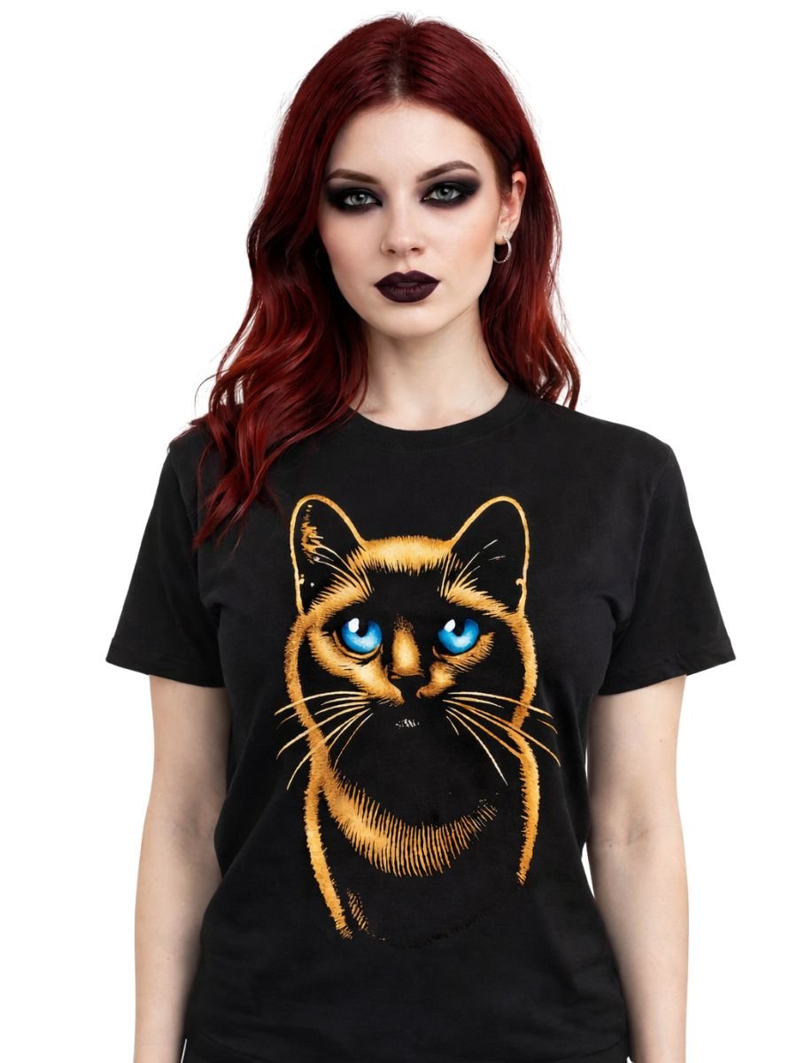 Camiseta Gato Bastet - Olhar Felino