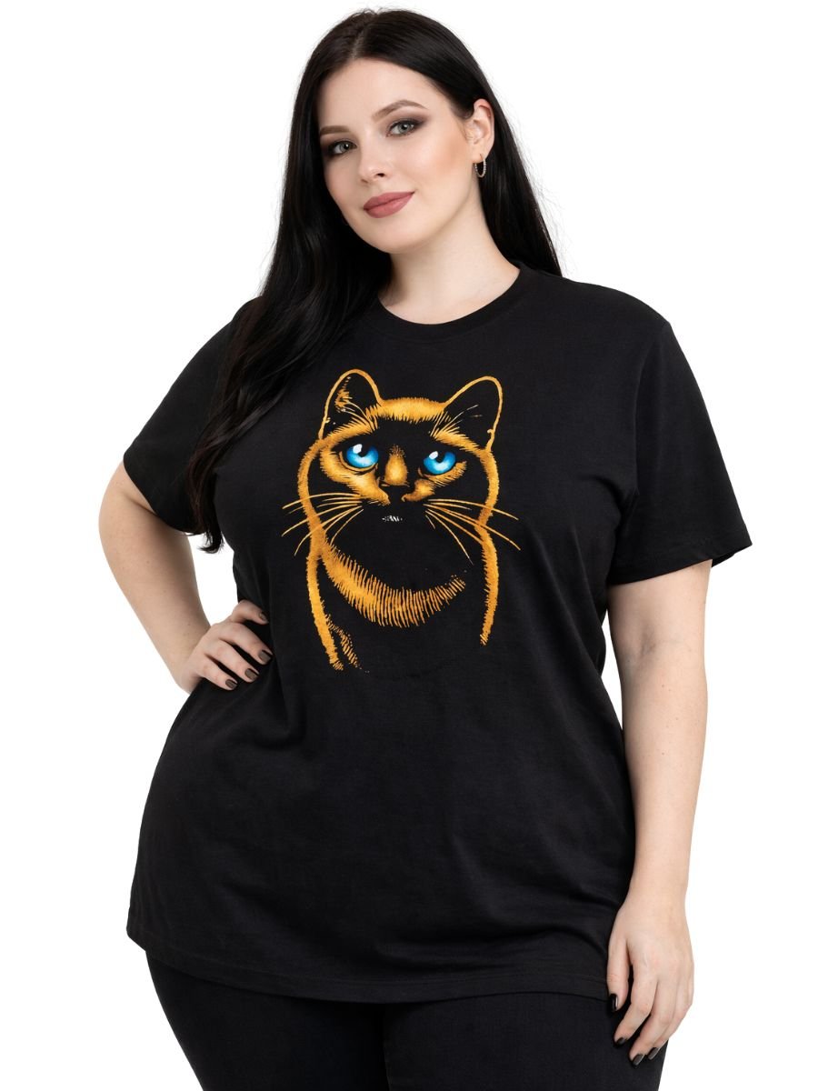 Camiseta Gato Bastet - Olhar Felino
