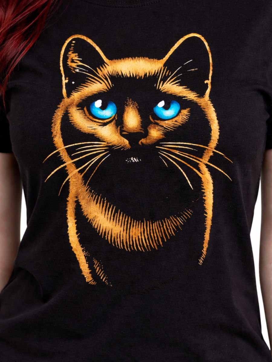 Camiseta Gato Bastet - Olhar Felino