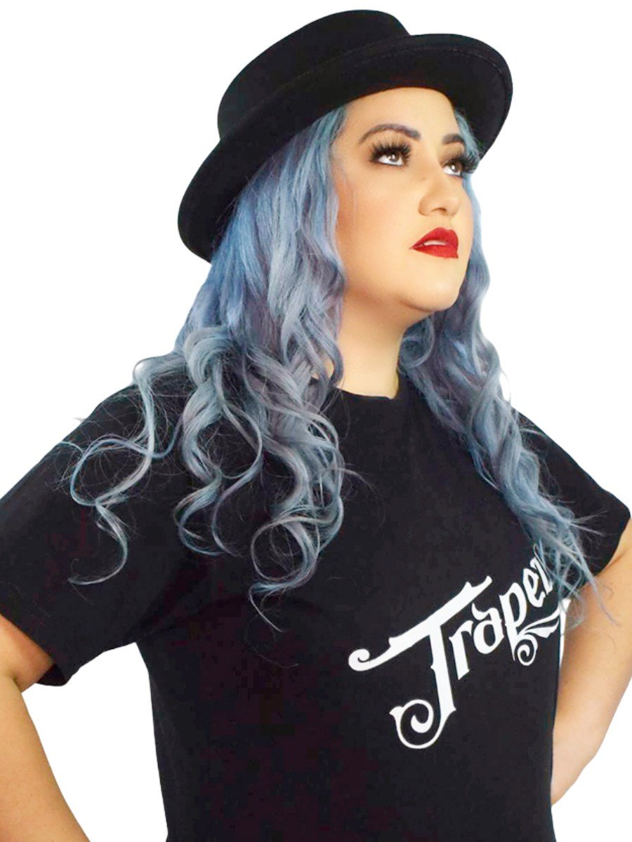 Chapéu Pork Pie Preto Aba Curta