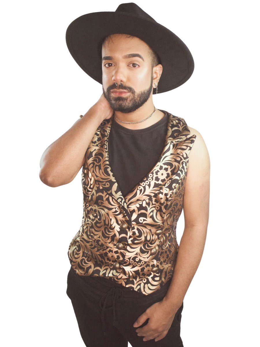 Colete Steampunk Arabesco Asriel