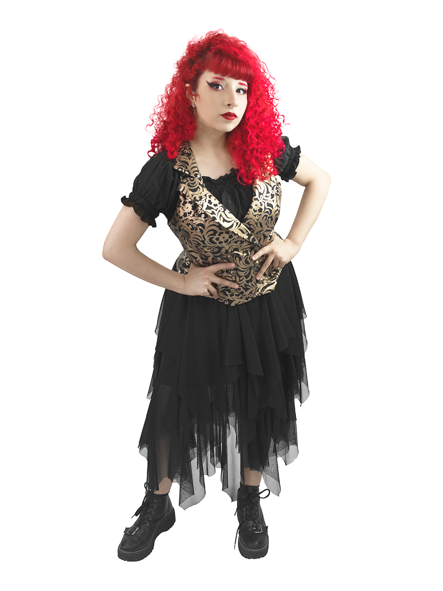 Colete Steampunk Arabesco Asriel