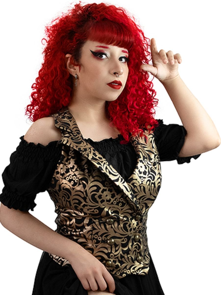Colete Steampunk Arabesco Asriel