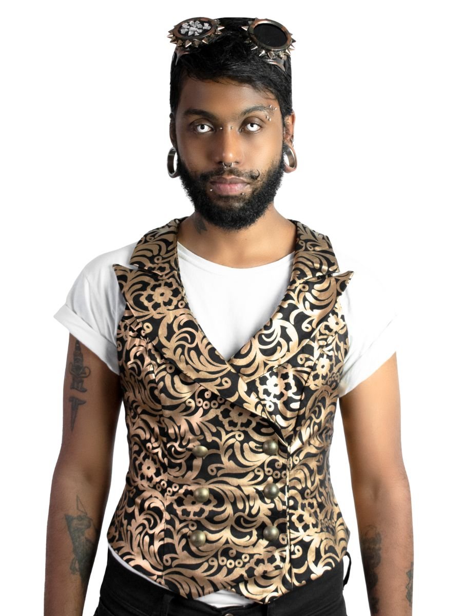 Colete Steampunk Arabesco Asriel