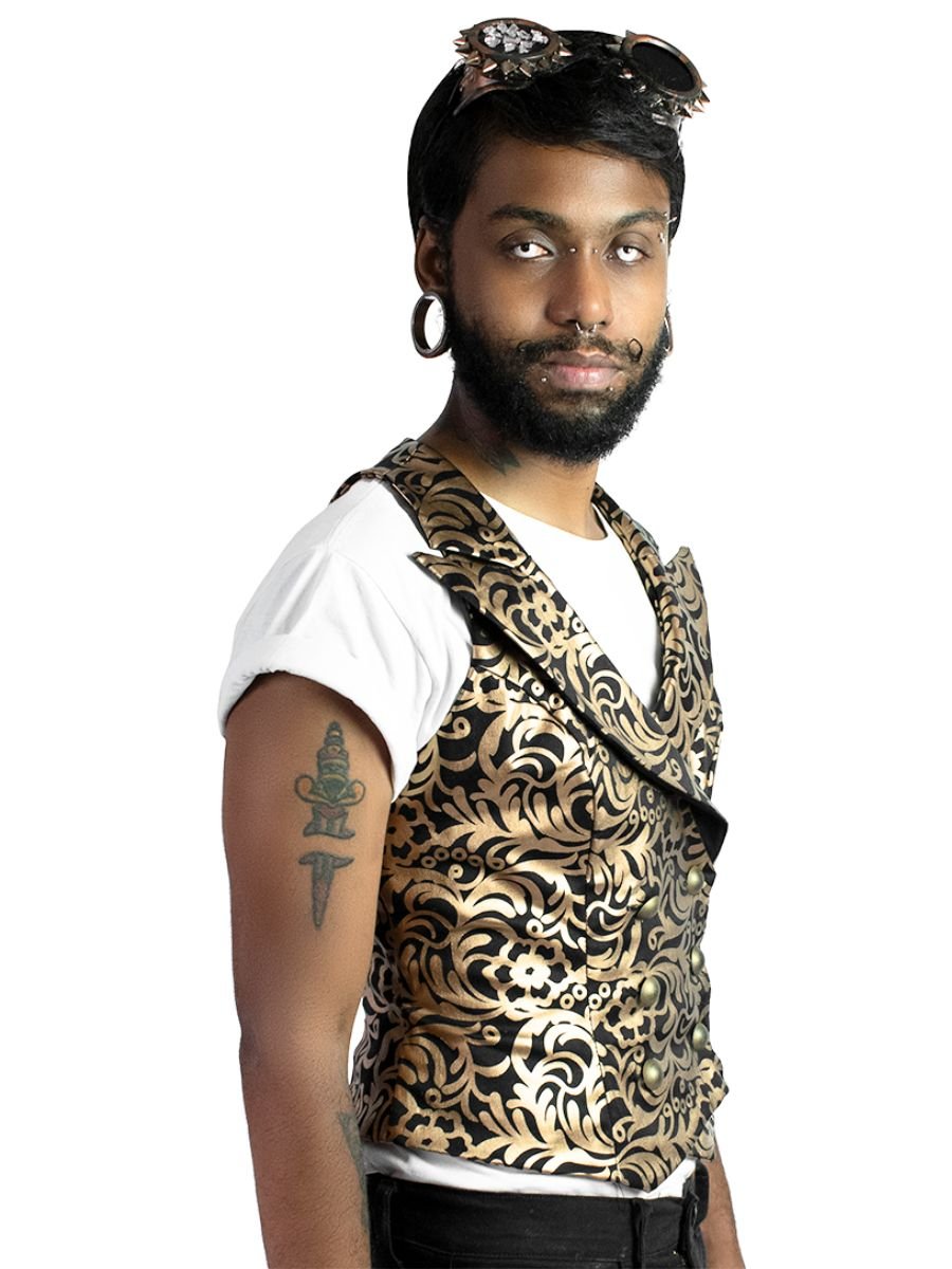 Colete Steampunk Arabesco Asriel