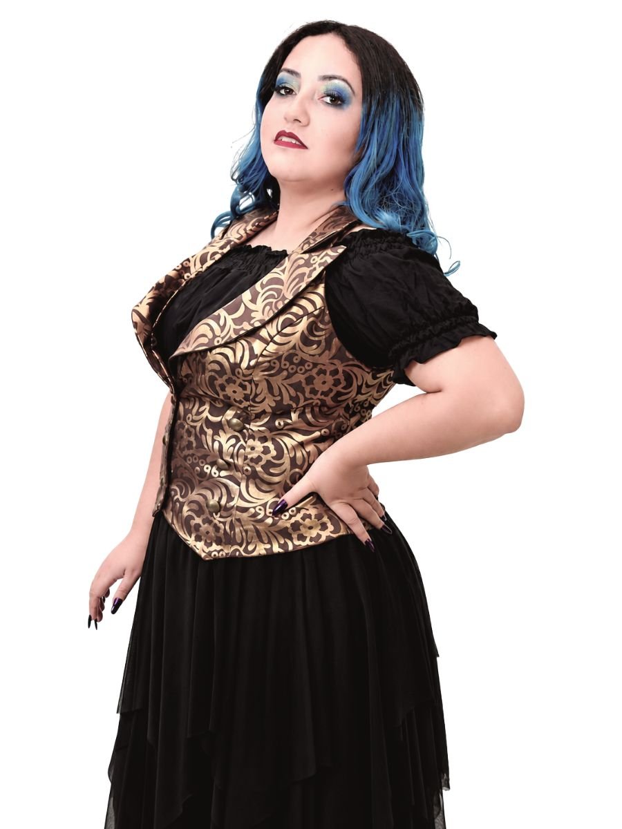 Colete Steampunk Arabesco Asriel