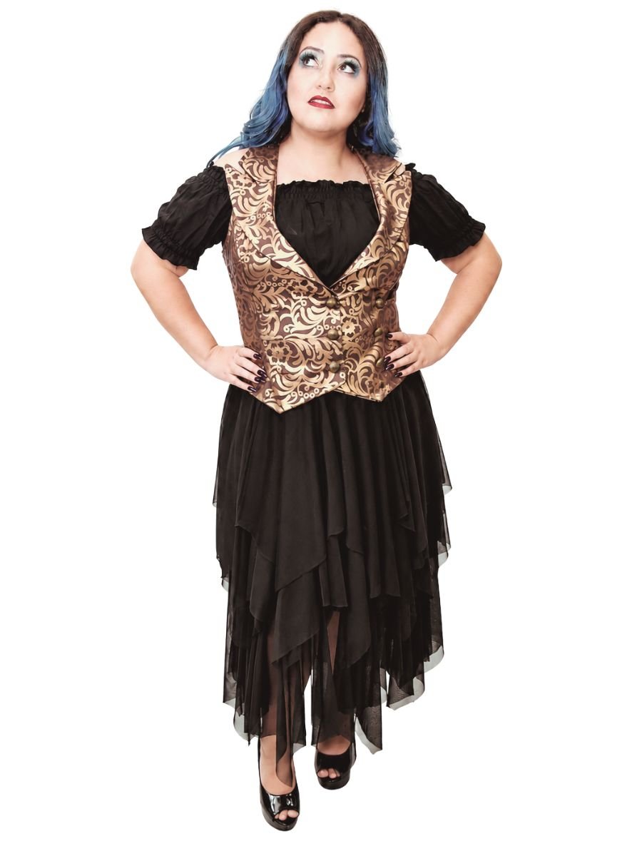 Colete Steampunk Arabesco Asriel