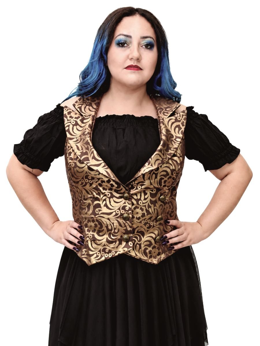 Colete Steampunk Arabesco Asriel