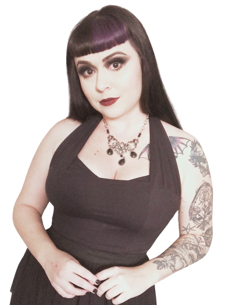 Blusa Cropped Pin Up Dark Mellody