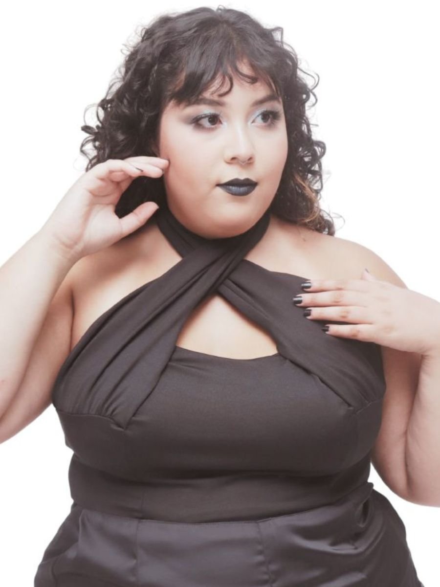 Blusa Cropped Pin Up Dark Mellody