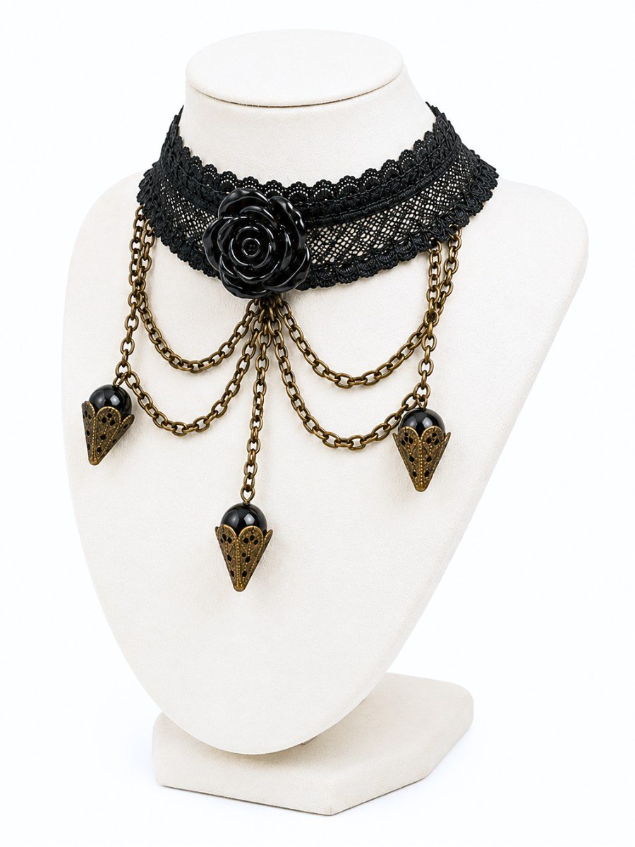 Gargantilha Chocker Encanto Sombrio