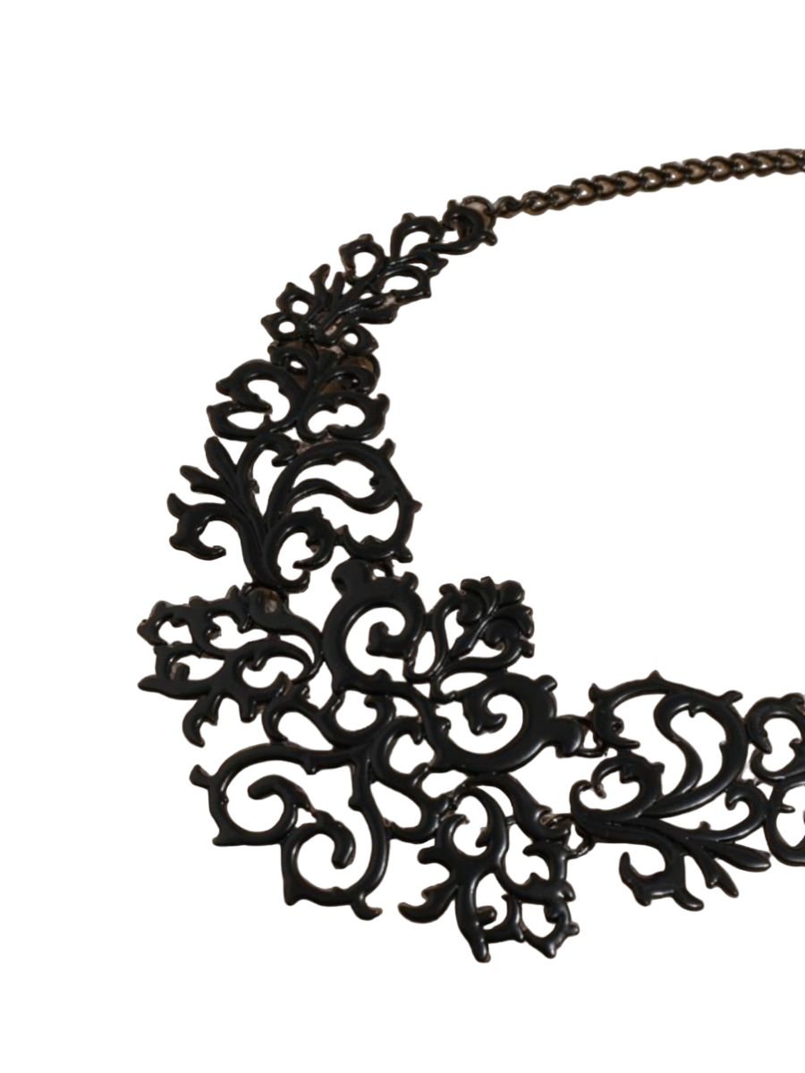 Gargantilha Chocker Renda de Metal Arya