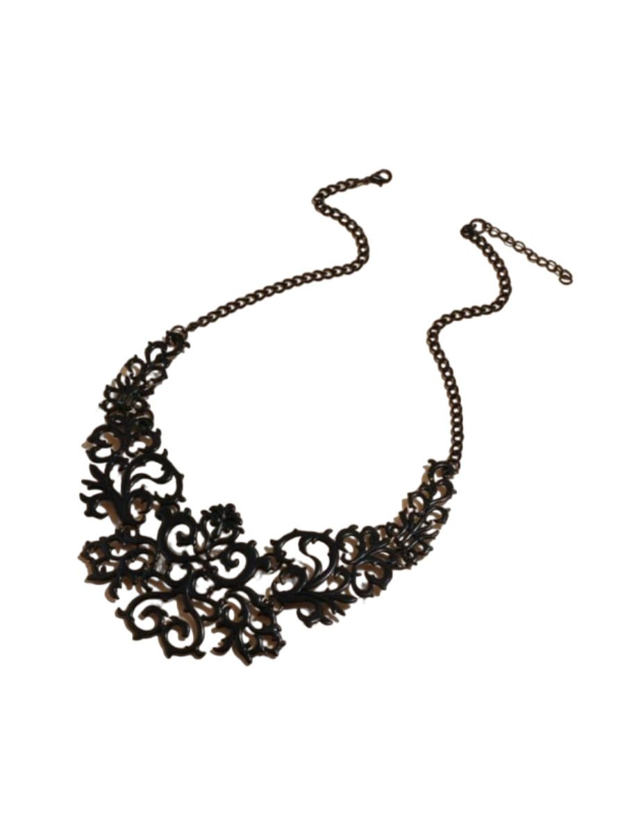 Gargantilha Chocker Renda de Metal Arya