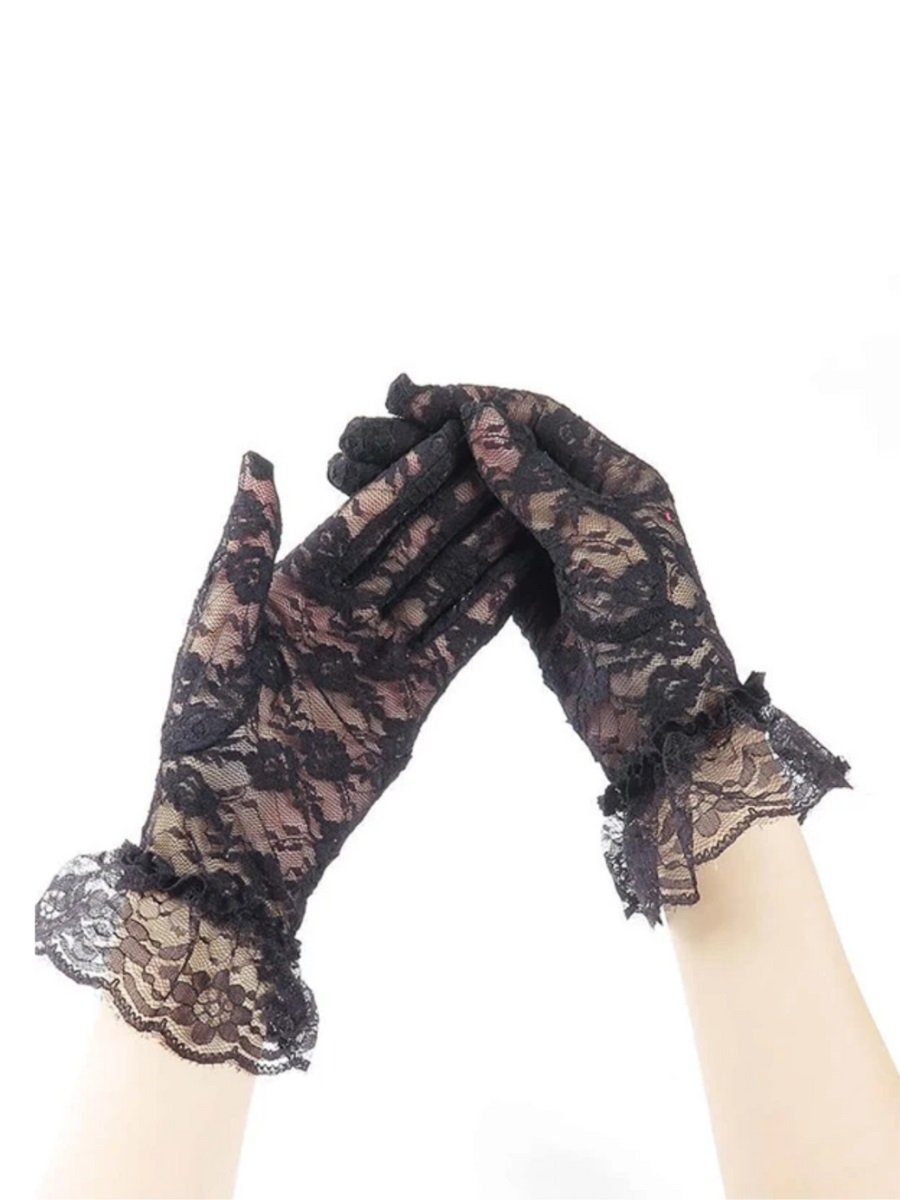 Luva Renda Gothic Lolita