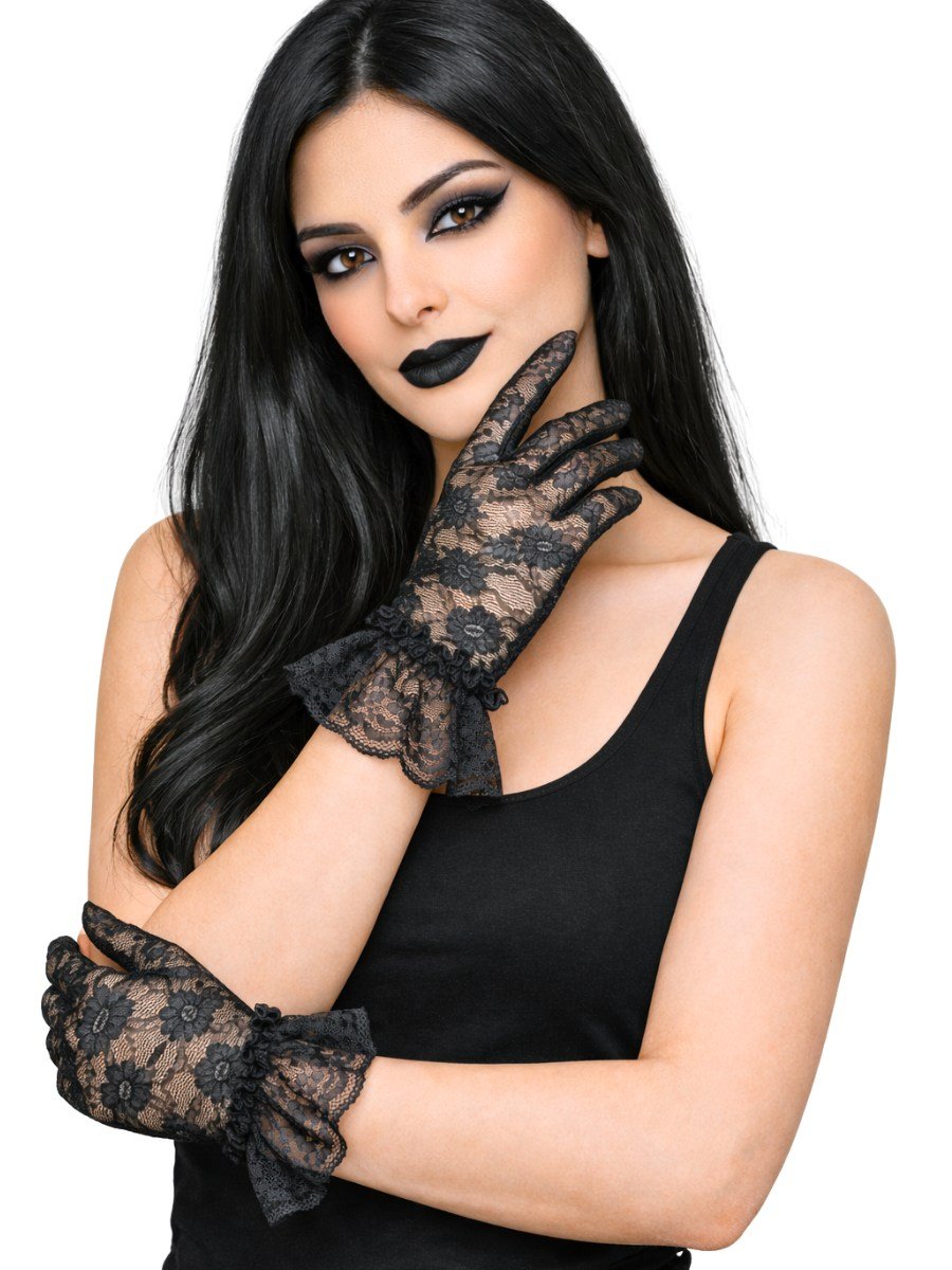Luva Renda Gothic Lolita