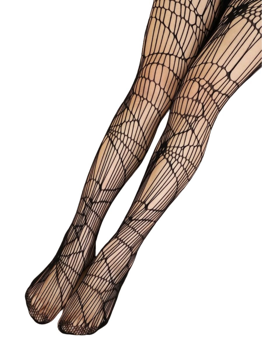 Meia Calça Arrastão Teia de Aranha Spider