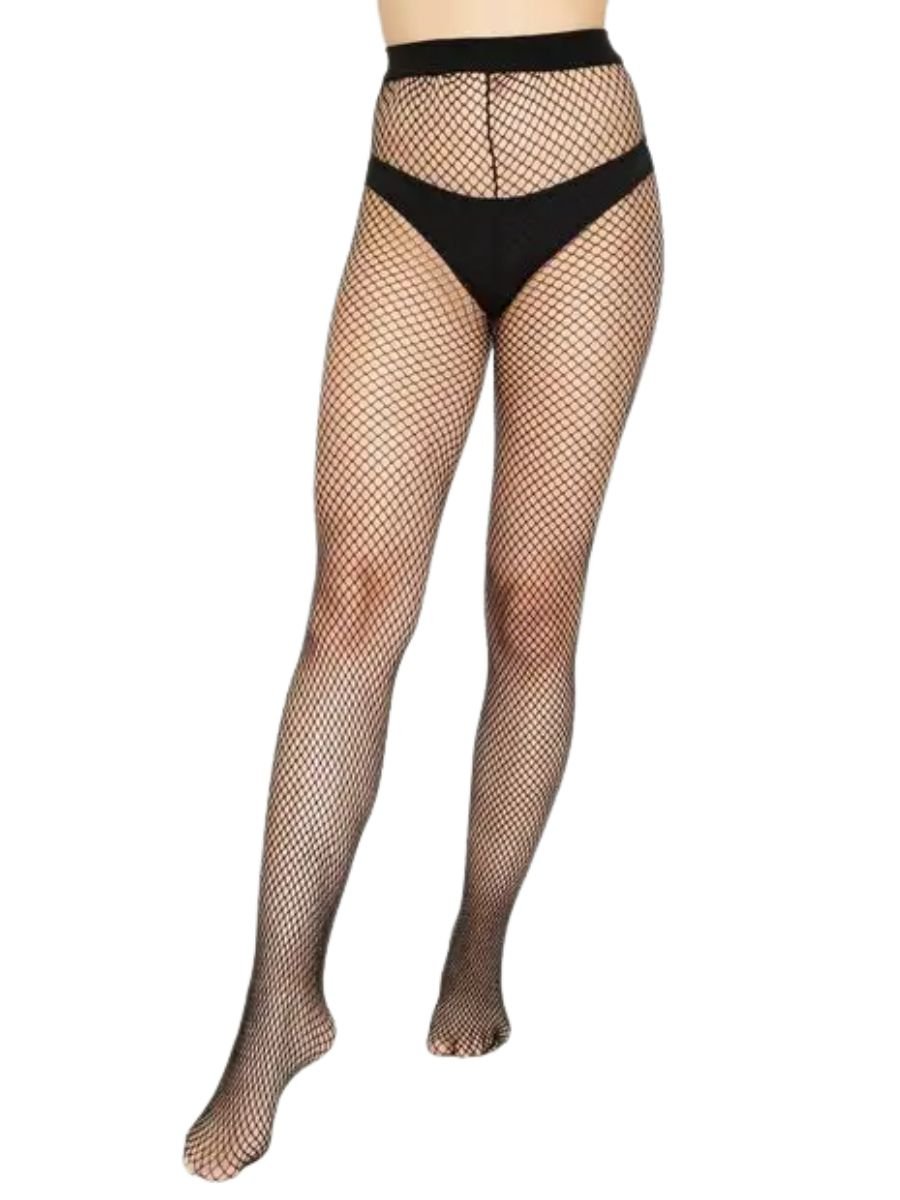 Meia Calça Arrastão Trama Estreita Rihanna