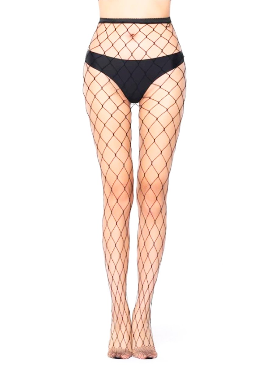 Meia Calça Arrastão Trama Larga Madonna