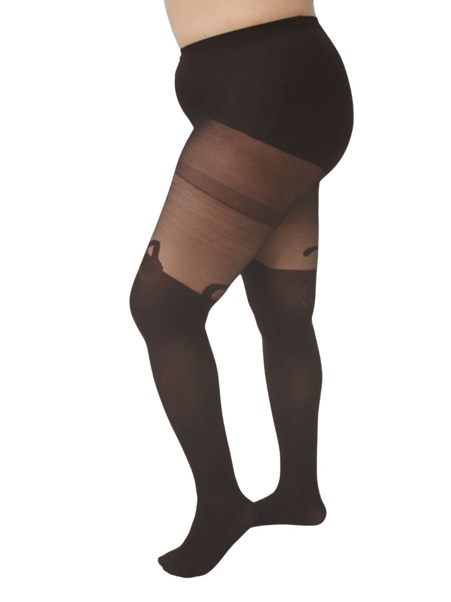 Meia Calça de Gatinho Neko Transparente