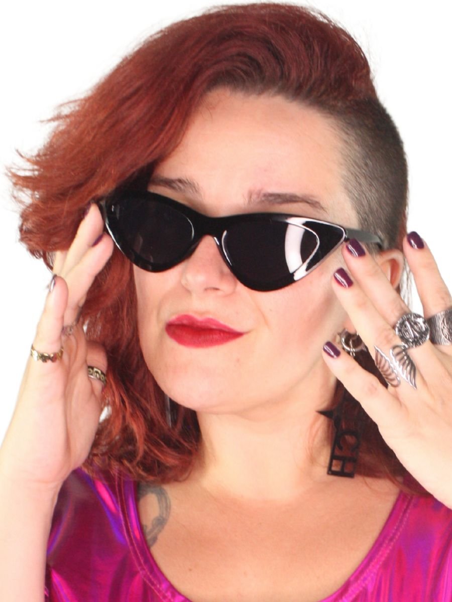 Óculos Escuro Cat Eye Gatinho Rosy