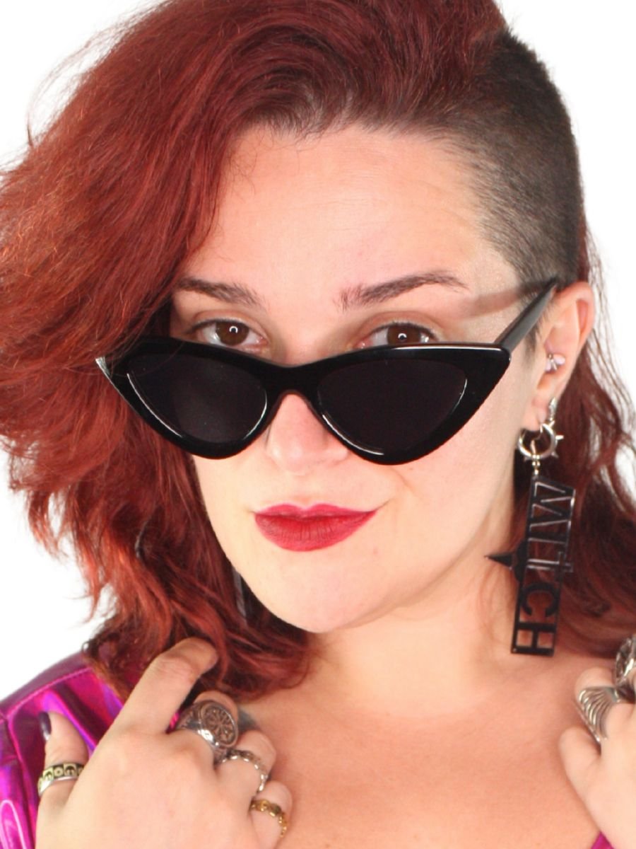 Óculos Escuro Cat Eye Gatinho Rosy