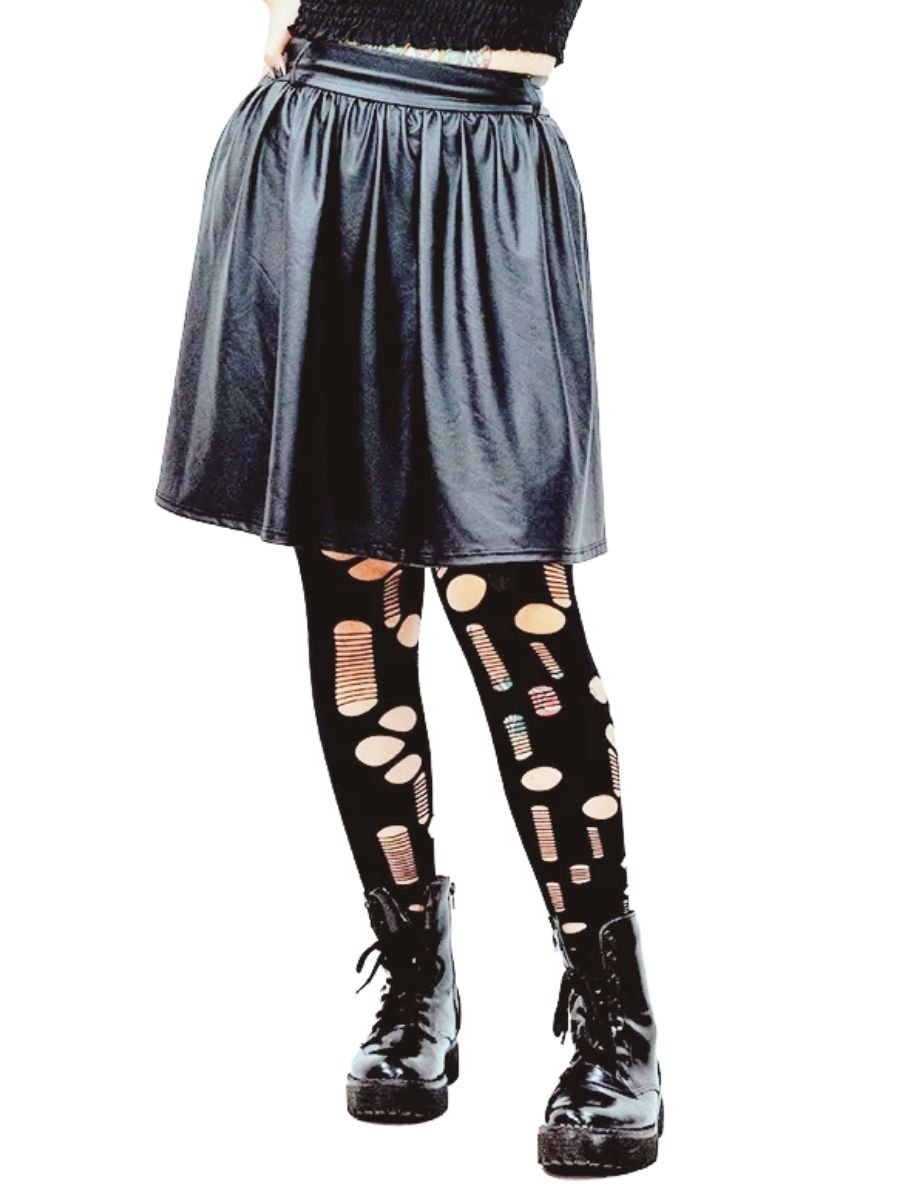 Saia Franzida com passante Cypress ( Malha Cirre )