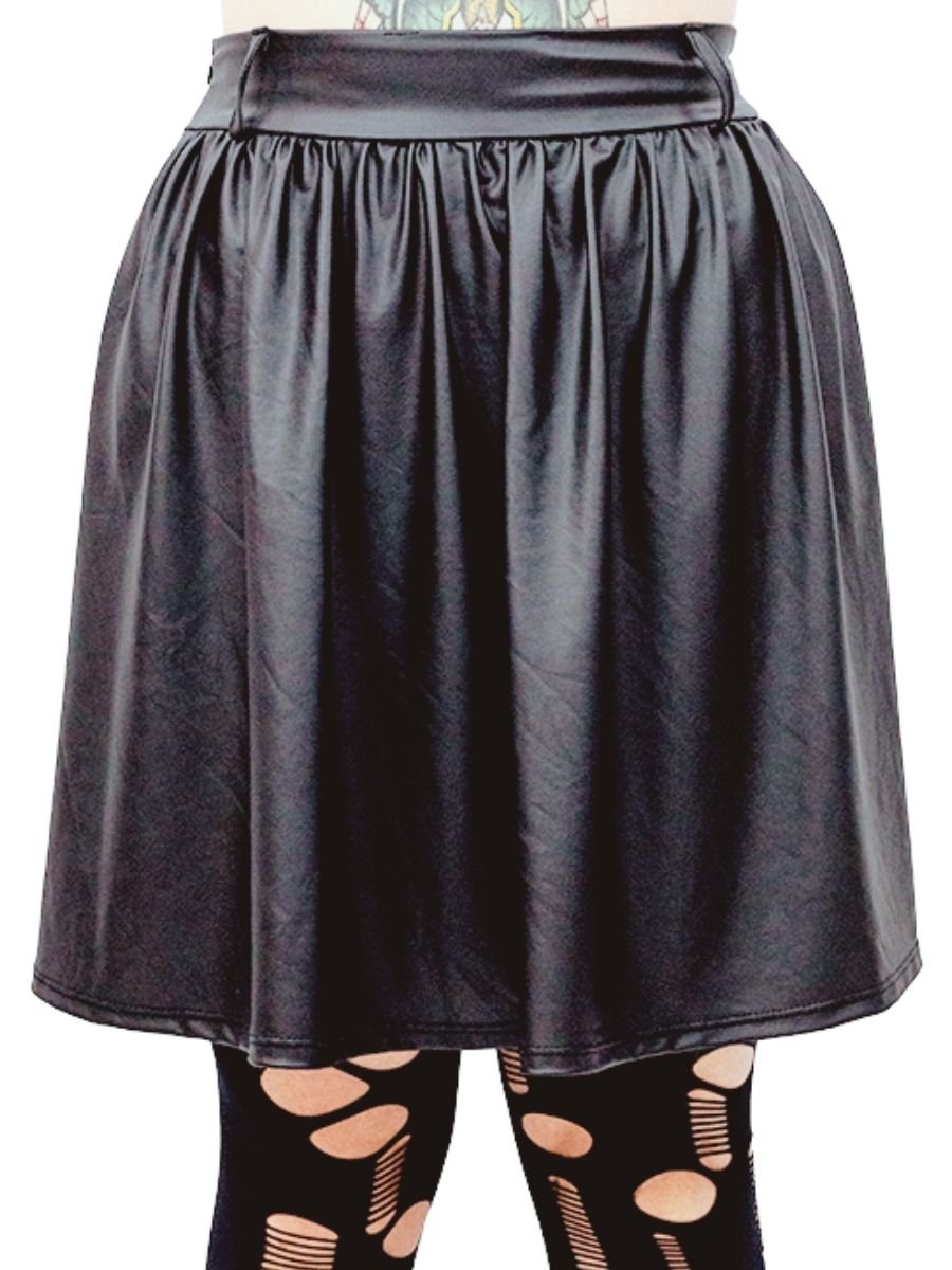 Saia Franzida com passante Cypress ( Malha Cirre )