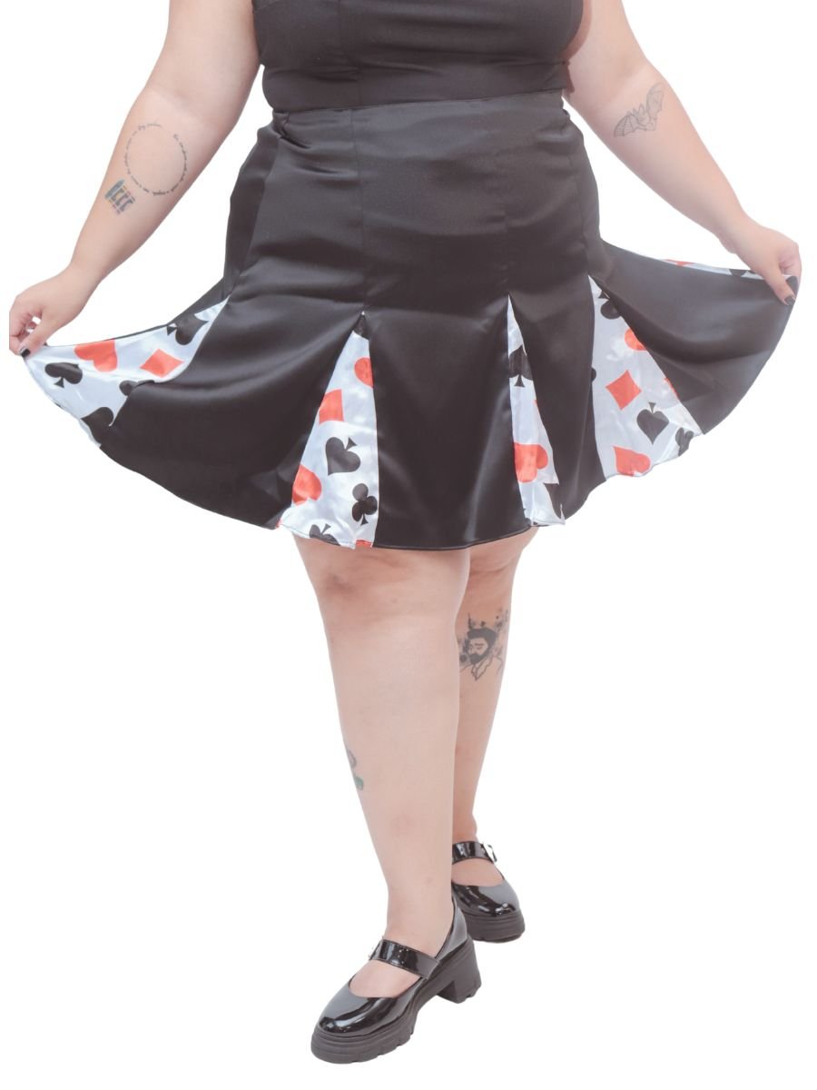 Saia Nesgas Baralho Naipes Alice