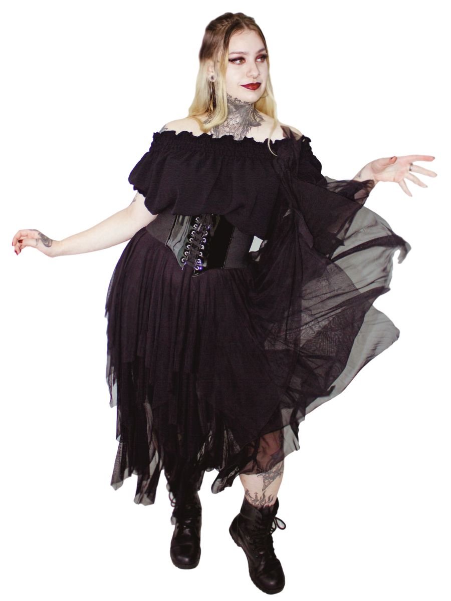 Saia Tule em Camadas Amy Lee