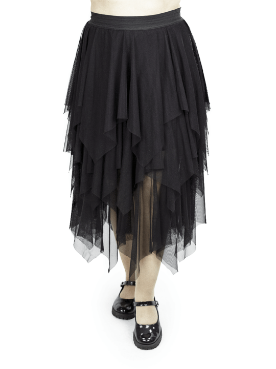 Saia Tule em Camadas Amy Lee